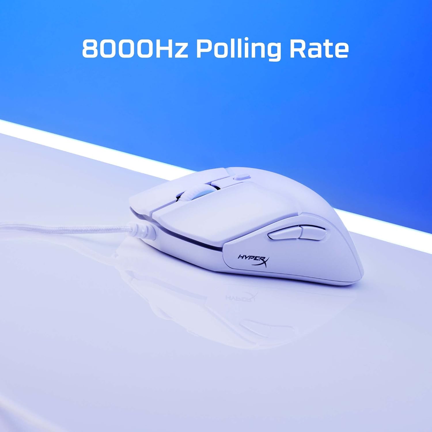 HyperX Pulsefire Haste 2 Gaming Mouse – Ultra-Light 53g with 26K Sensor, 8000Hz Polling, RGB, 6 Programmable Buttons 3