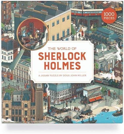 The World of Sherlock Holmes: 1000-Piece Jigsaw Puzzle - Mystery & Literature Puzzle for Adults 6