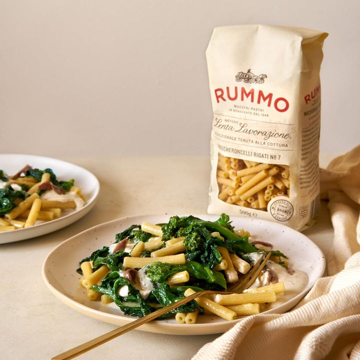 Rummo Maccheroncelli Rigati No. 7 – 500g Ridged Italian Pasta