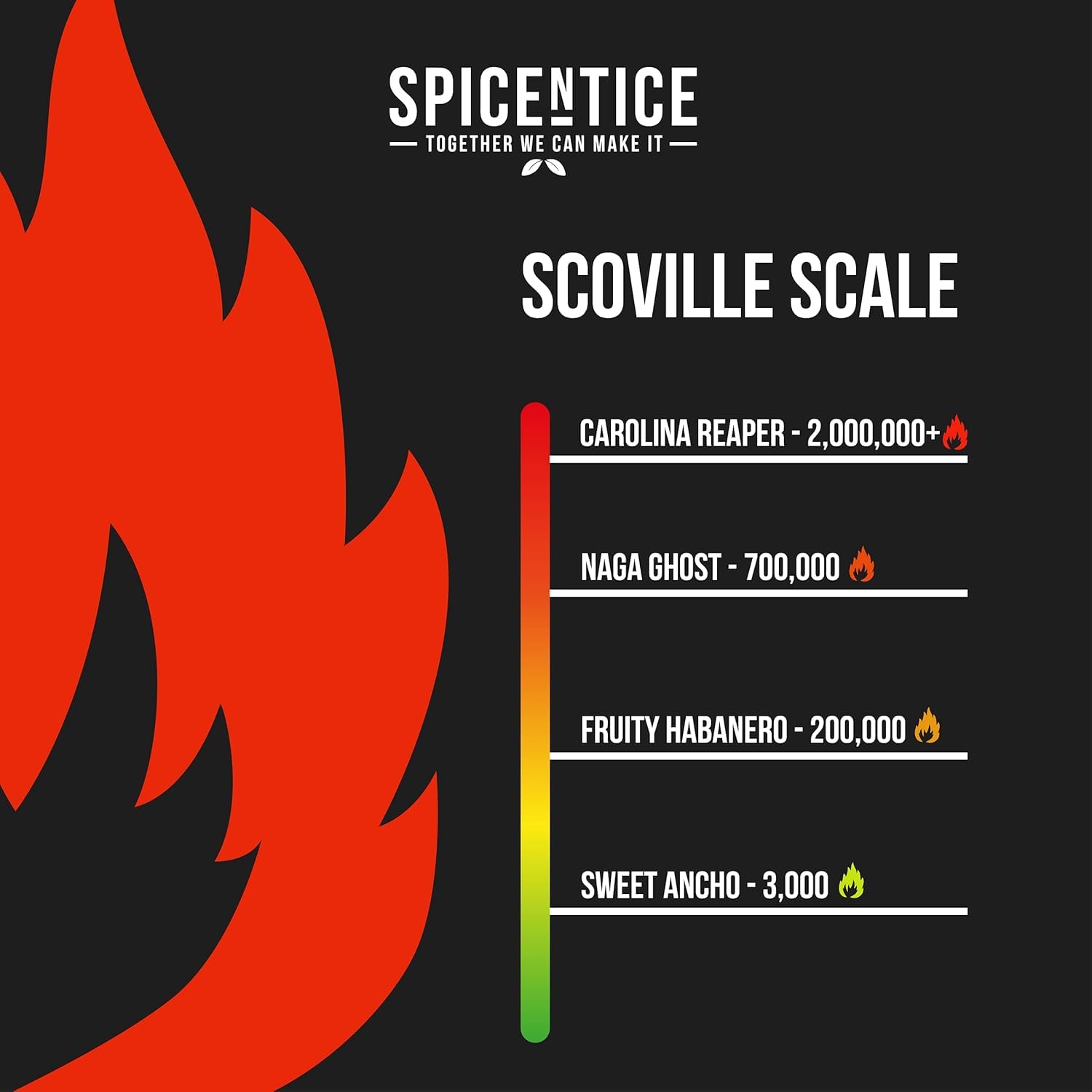 SPICE 'N' TICE Carolina Reaper Chilli Pot - World's Hottest Chilli | 10g Whole Pods 7
