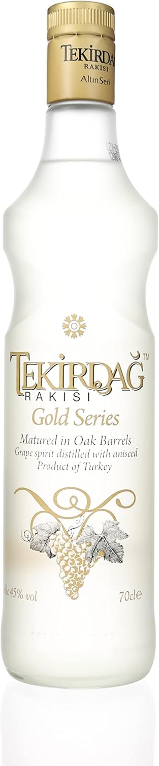 Tekirdag Rakisi Gold Series - 100% Fresh Grapes, Matured In Oak Barrels - 0.7L