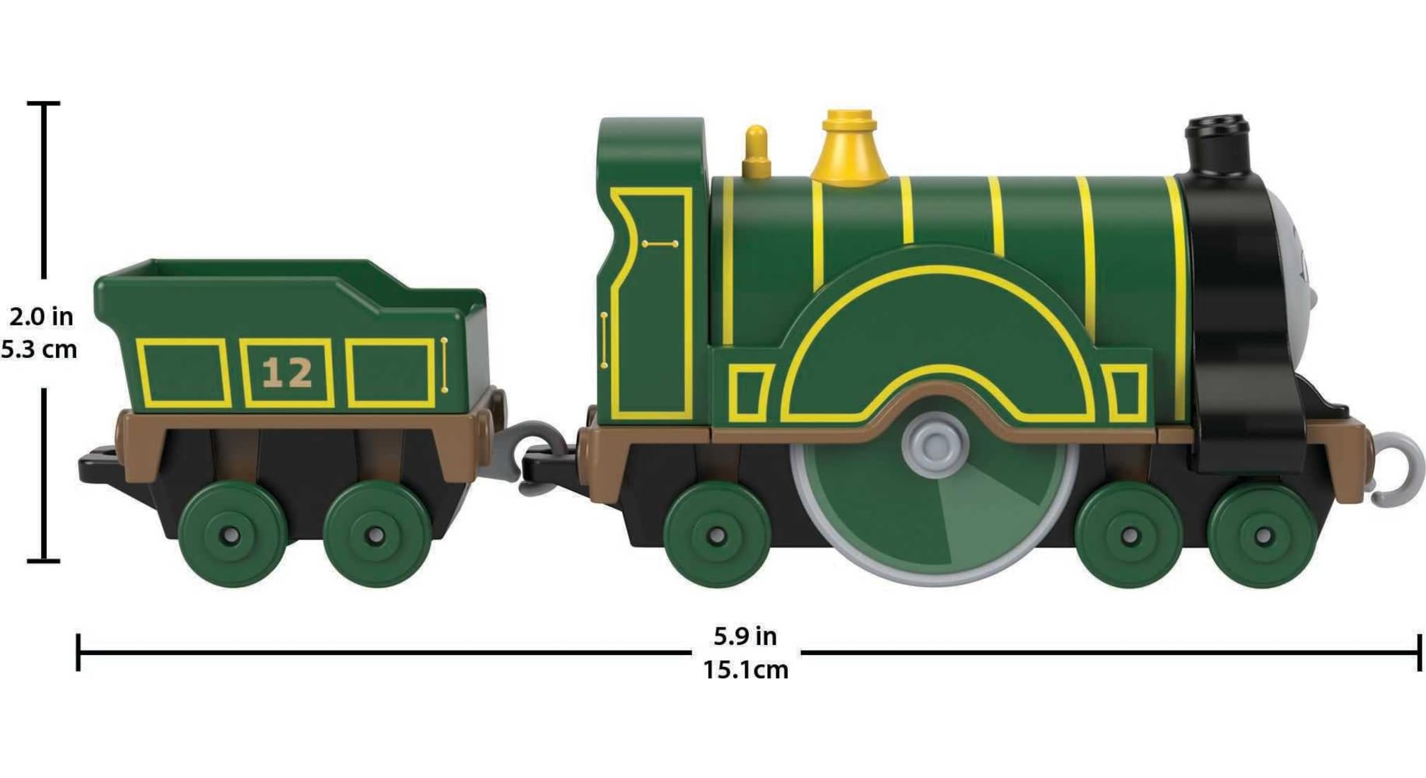 THOMAS & FRIENDS Emily Engine Die-Cast Push-Along Toy for Ages 3+ | HHN53 2