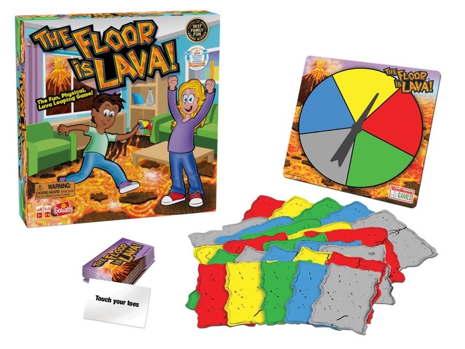 Goliath Games Floor is Lava! Interactive Board Game for Kids and Adults 10