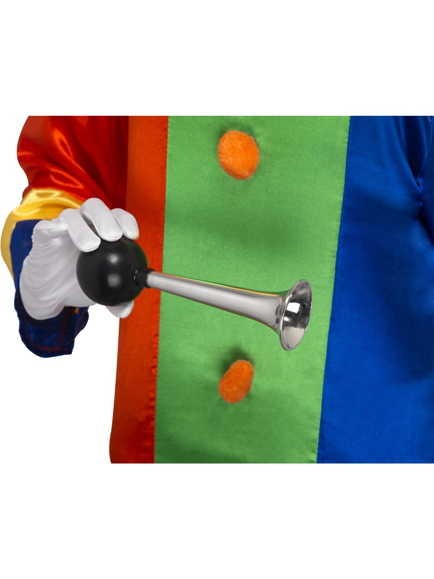 Smiffys Honk Clown Horn - Silver and Black | Inflatable | One Size 3