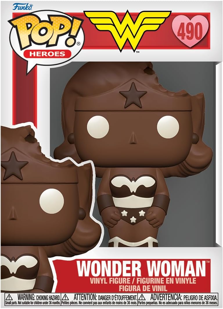 Funko Pop! Heroes: DC - Wonder Woman (Valentine's Choco) Vinyl Figure 76221