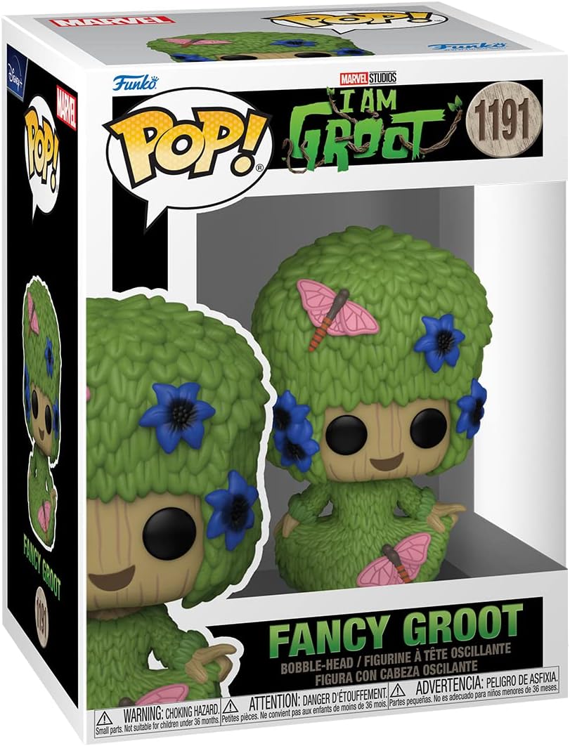 Funko POP! Marvel I Am Groot - Groot (Marie Hair) Vinyl Figure (70649)