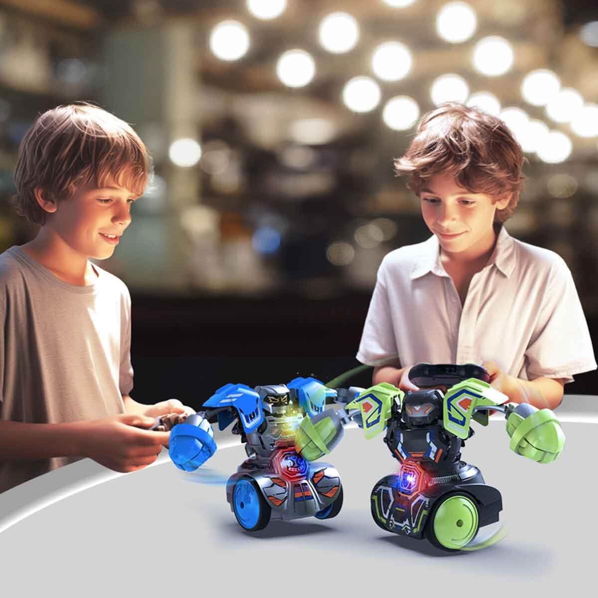 SilverLit YCOO Robo Kombat Tornado - Interactive Robot Fighting Playset with 360° Spin, Ages 5+