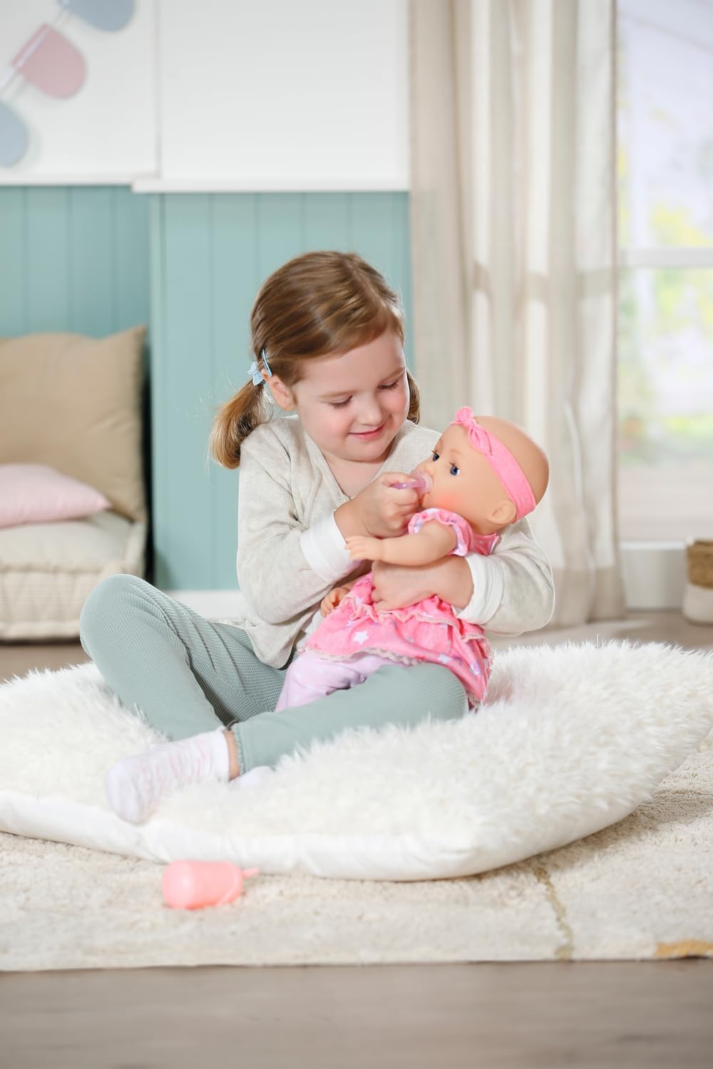 Baby Annabell Mia So Soft 710678 - 43cm Pink Doll with Soft Body & Real-Life Eye Features