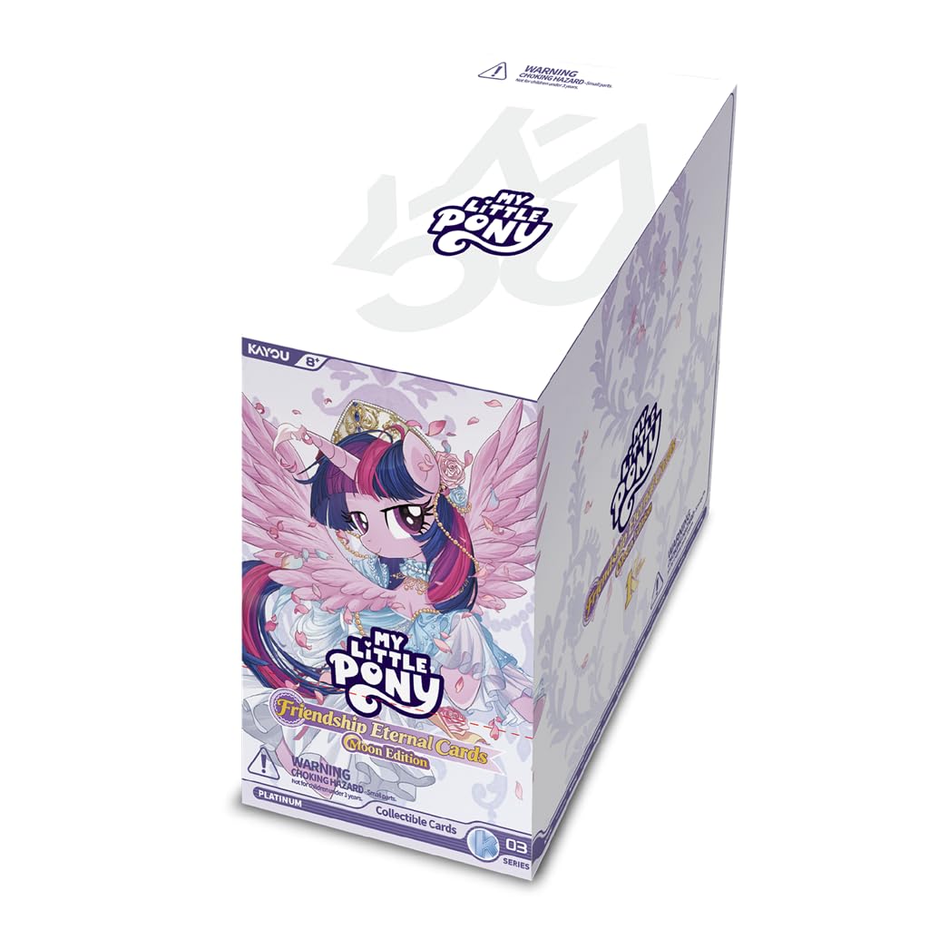 Kayou My Little Pony: Friendship Eternal - Moon Edition 3-B Collectible Card Game Booster Packs | 12 Packs Per Box