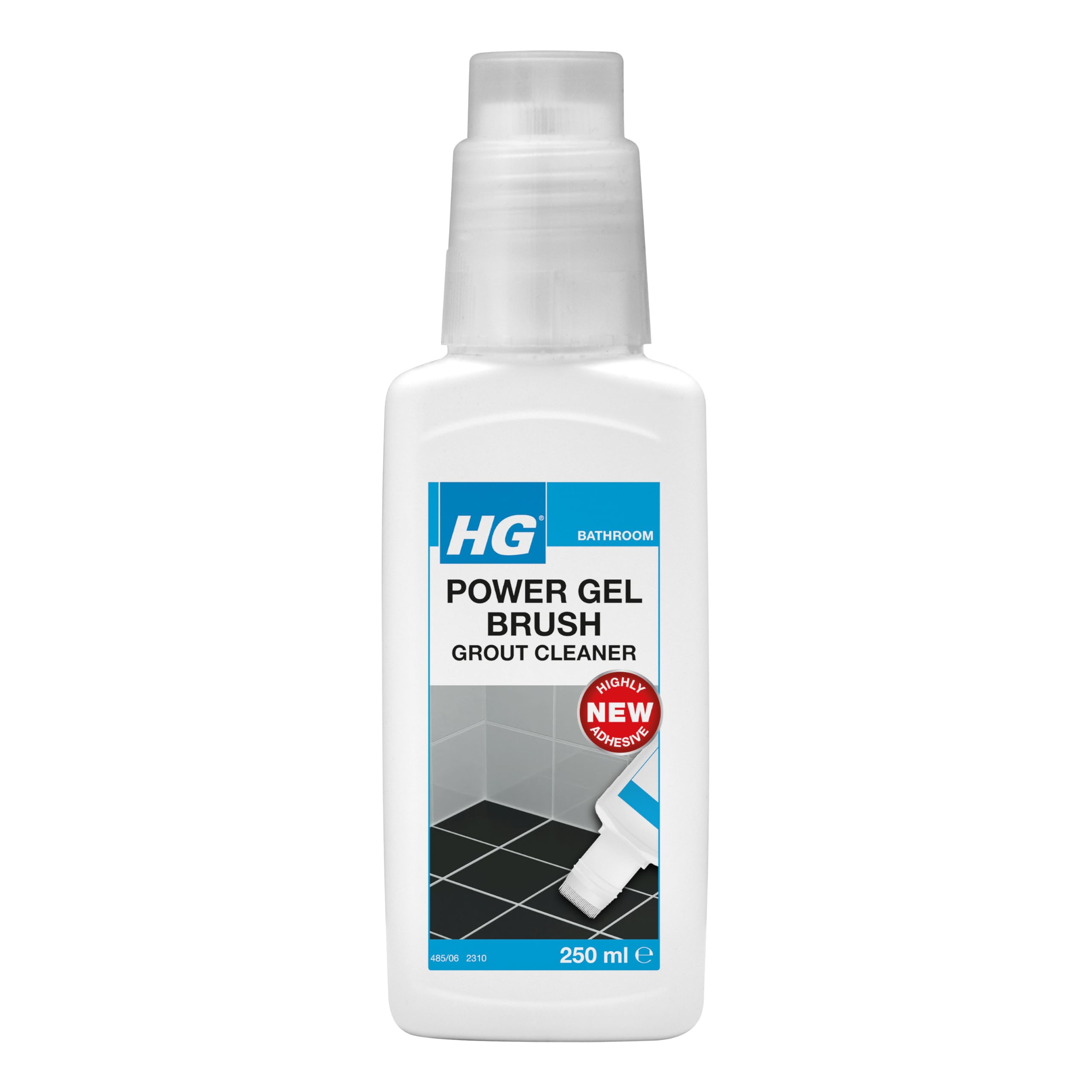 HG Power Gel Brush Grout Cleaner - Fast-Acting Gel with Built-in Brush | 250ml 1