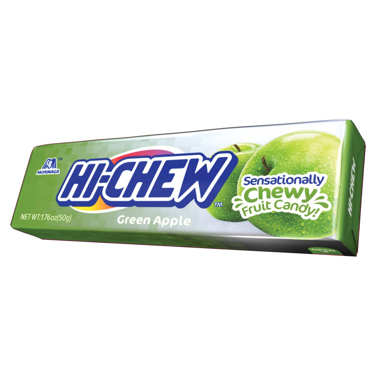 Hi-Chew Green Apple Flavour Chewy Candy - Made with Real Apple Juice | 50g Pack 1
