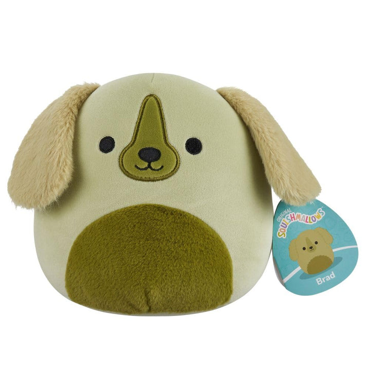 Squishmallows Brad the Green Retriever Plush - 7.5 Inch Soft Stuffed Animal for Kids 3+