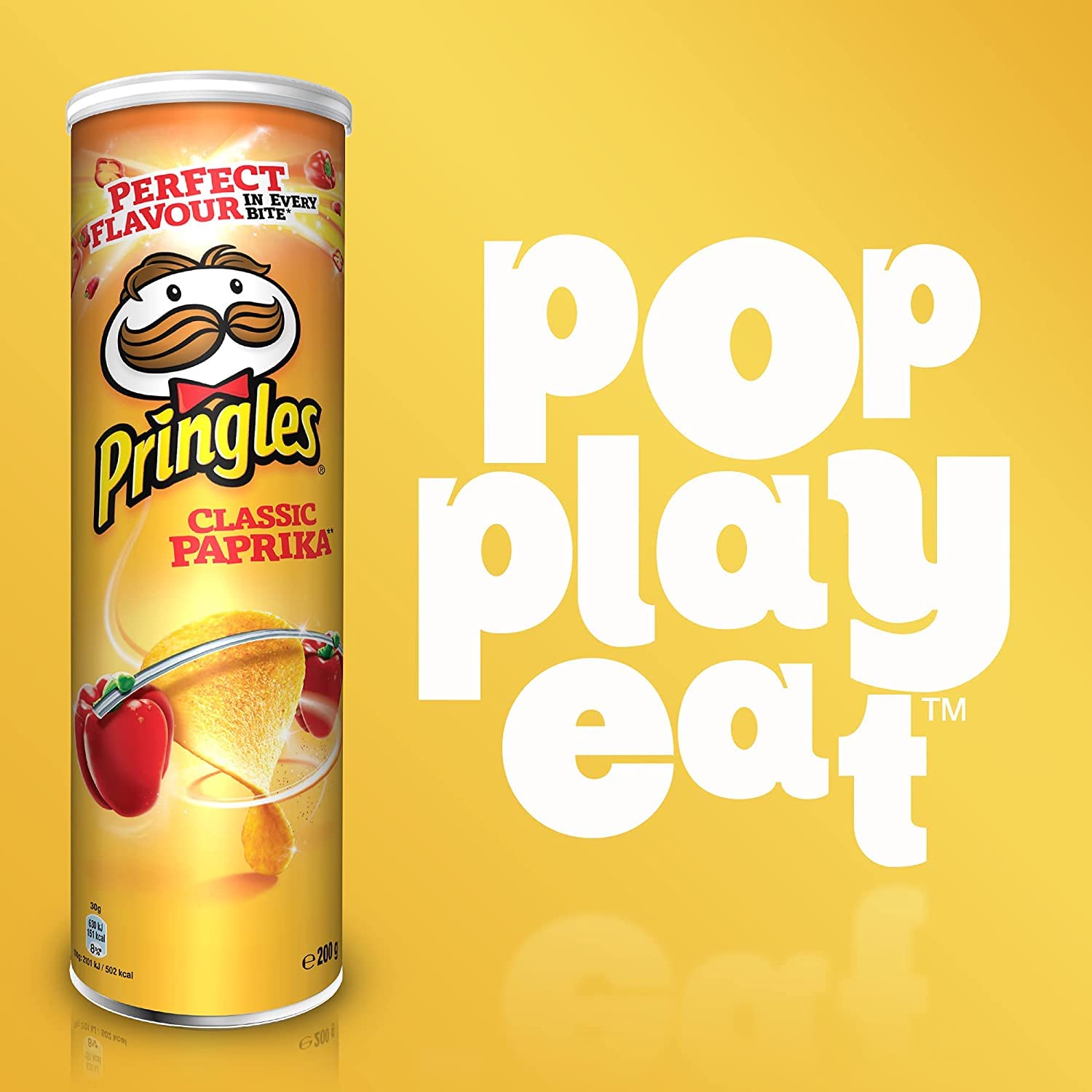 Pringles Paprika Crisps 185g 8