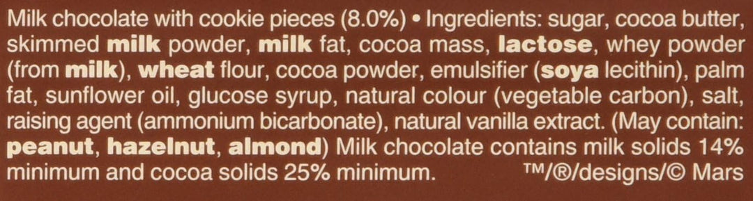Galaxy Cookie Crumble Milk Chocolate Bar - Movie Night Snack, Chocolate Gift [Blu-ray]