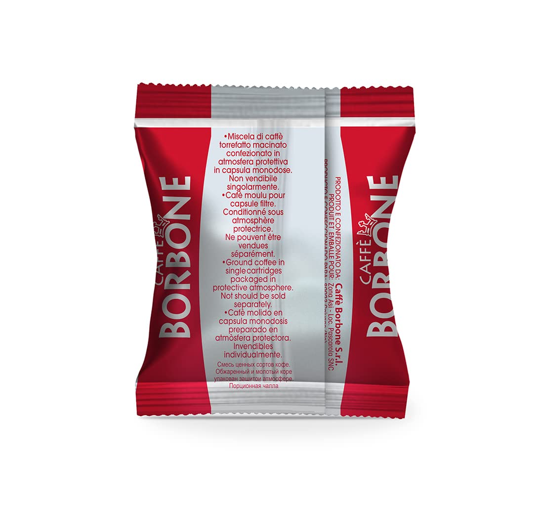 CAFFÈ BORBONE Respresso Red Blend Coffee Capsules - 50 Count | Intense Flavor | Nespresso Compatible 7