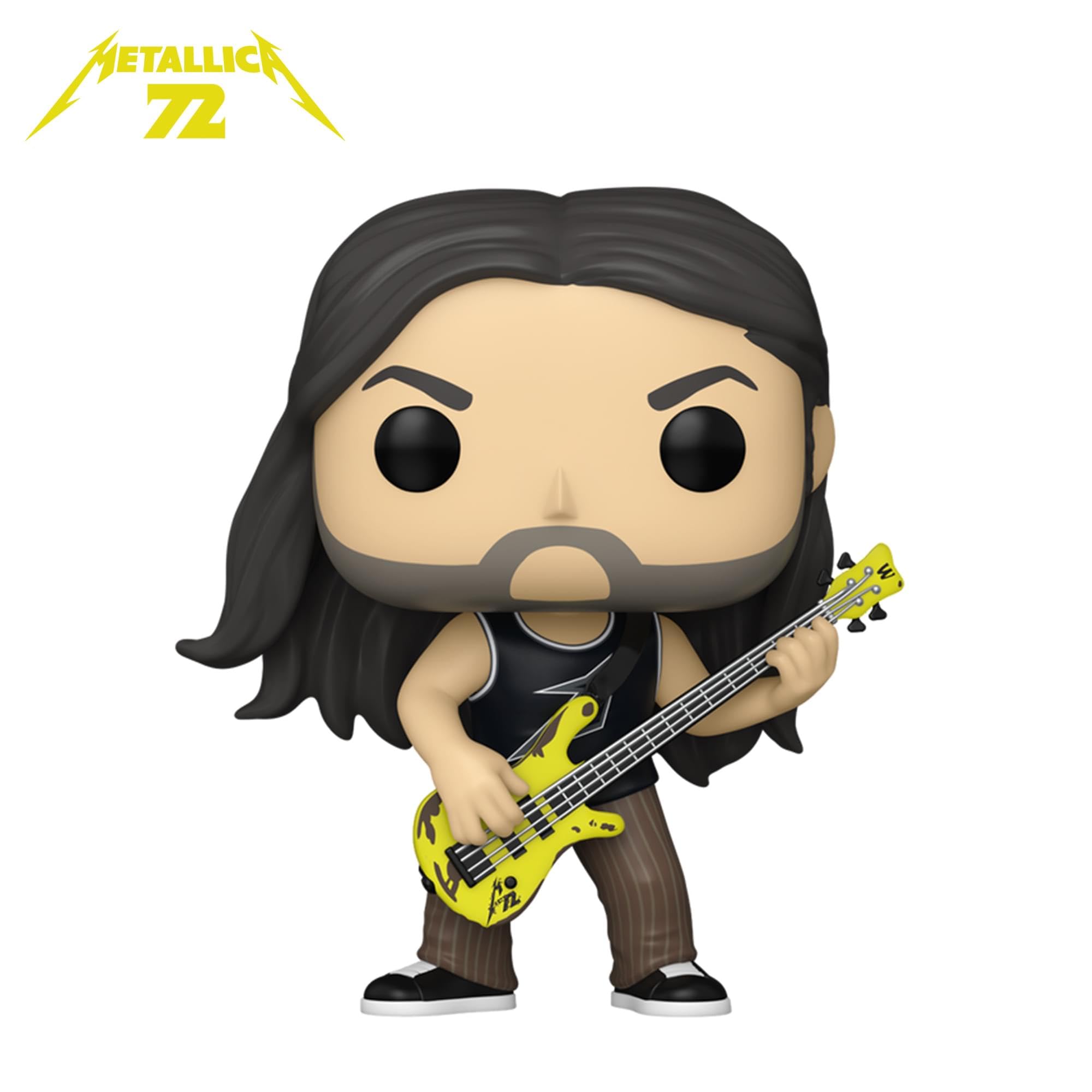 Funko Pop! Rocks: Robert Trujillo (Metallica) Collectible Vinyl Figure | Approx 3.75 Inches Tall 3