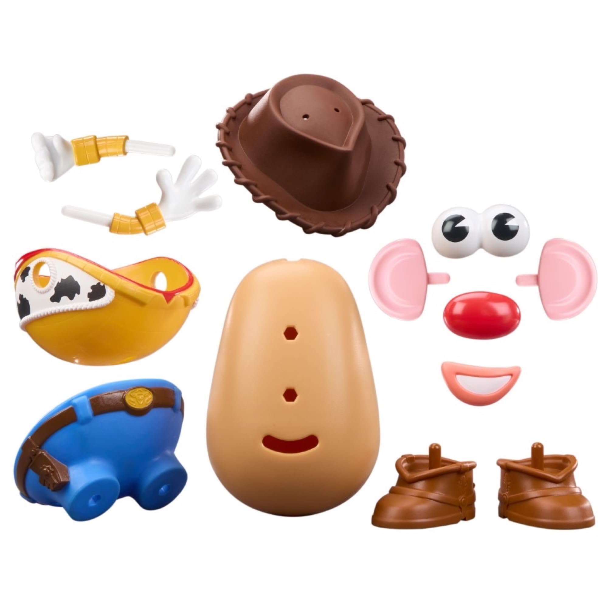 Mr. Potato Head Toy Story Woody Tater Set with 1 Potato Body and 12 Accessories | Ages 2+