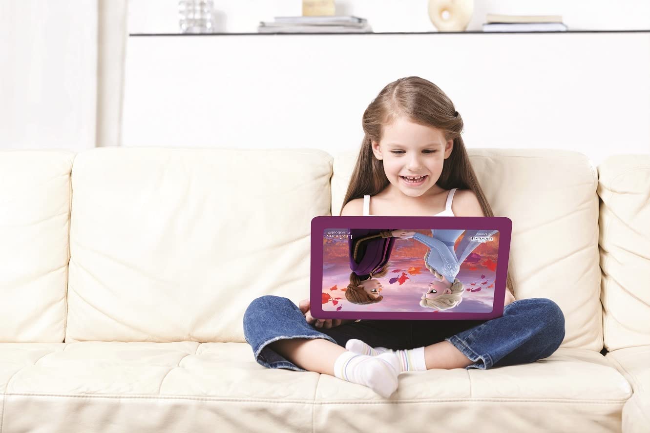Lexibook Frozen Educational Bilingual Laptop - 124 Activities for Learning French & English, Ages 3+