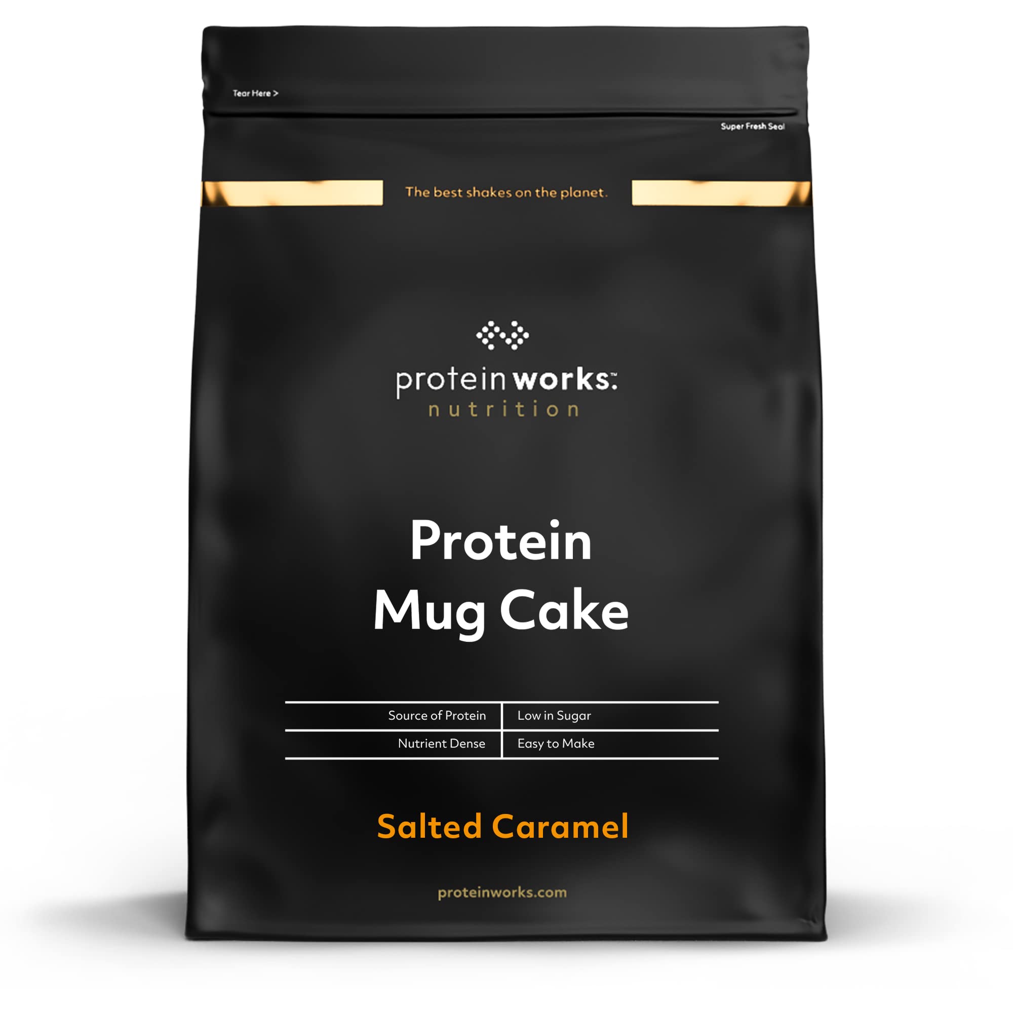 THE PROTEIN WORKS - Protein Mug Cake Mix | Choc Orange & Banana Flavors | 150 Calorie High Fibre Cake Mix