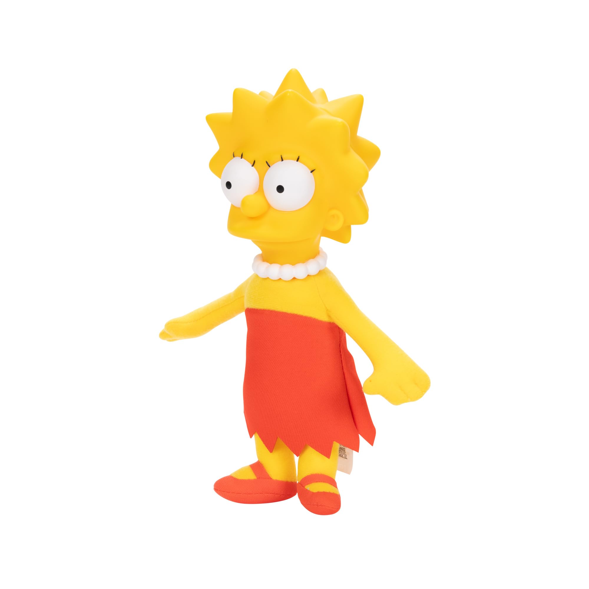The Simpsons Lisa Plush 20cm - Officially Licensed JAKKS Pacific Soft Doll