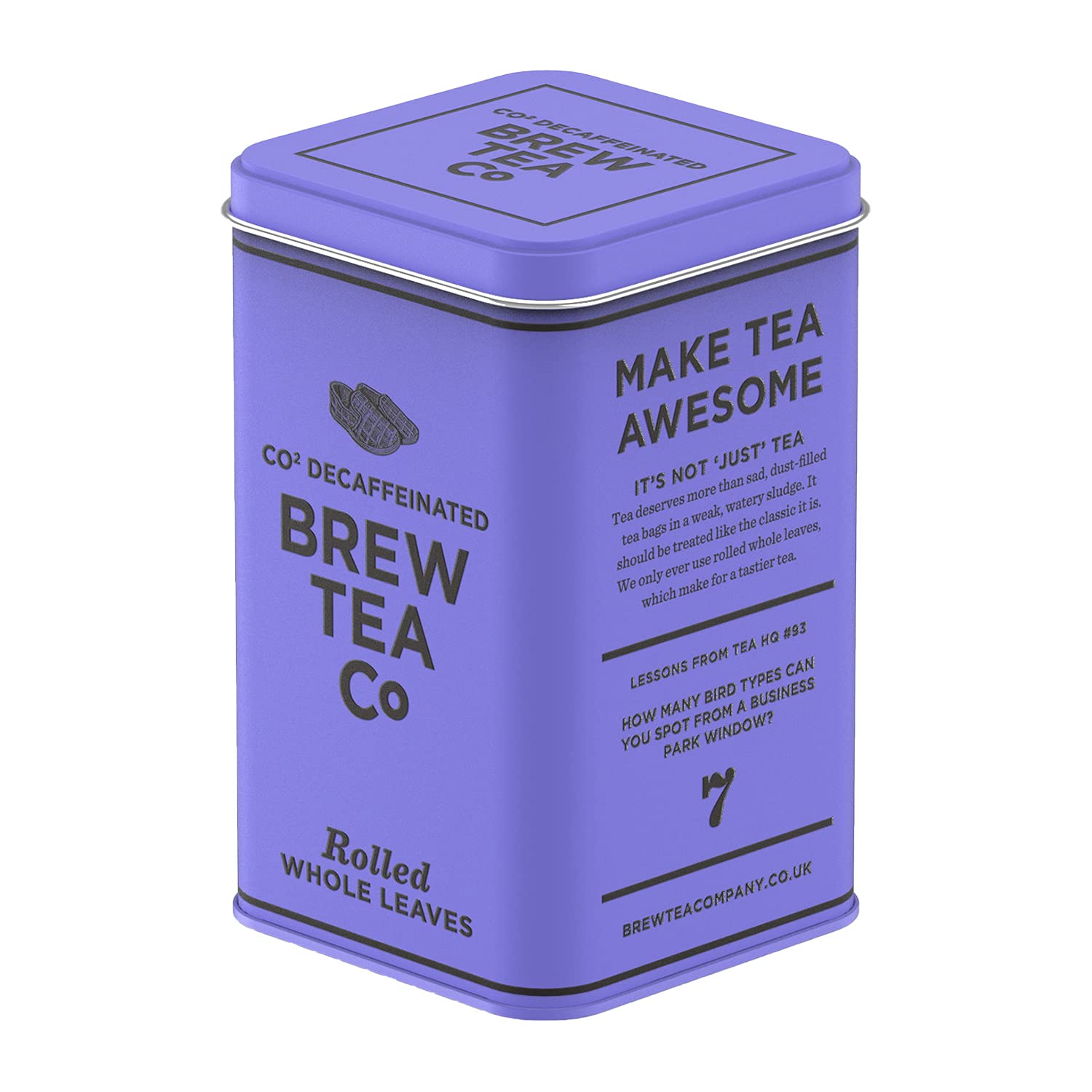 Brew Tea Co CO2 Decaffeinated Ceylon Tea - Fruity & Earthy - 150g in Classic Tin 7