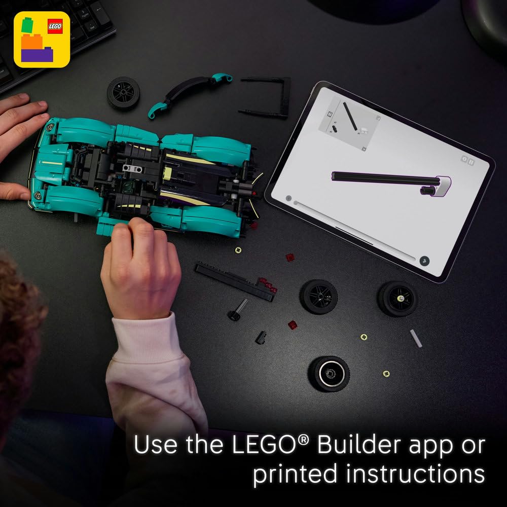 LEGO Technic Aston Martin Valkyrie Buildable Car Model Kit - 707-Piece Vehicle Toy for Kids 9+