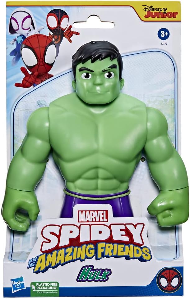 Marvel Spidey and His Amazing Friends Supersized Hulk Action Figure, Super Hero