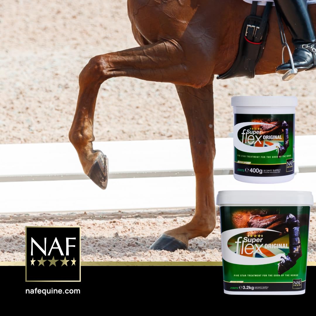 NAF Five Star Superflex Joint Care Powder for Horses - 400g | Glucosamine & MSM Formula 4