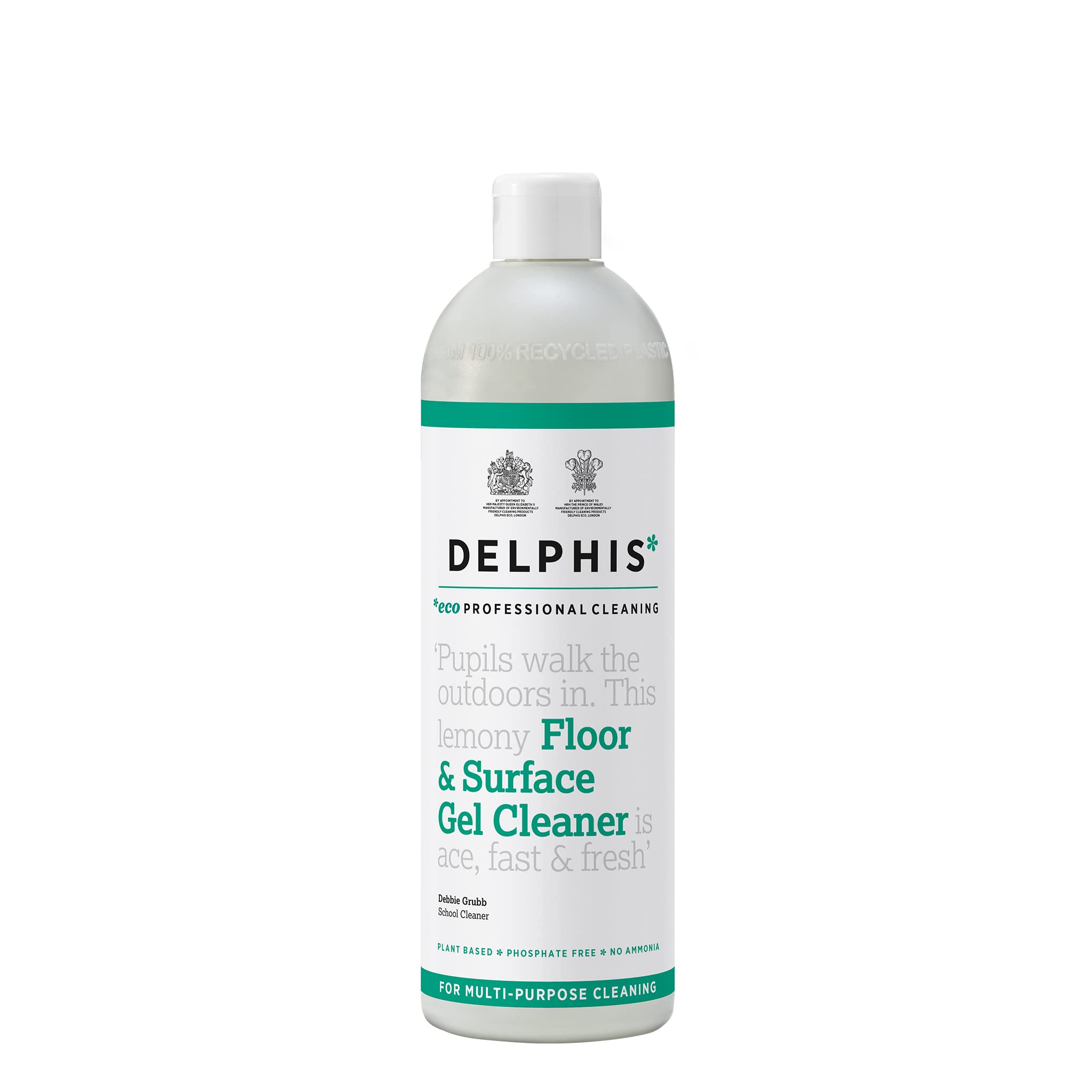 DELPHISECO Eco Floor & Surface Gel Cleaner - Lemon Scent, Plant-Based Formula | 700ml