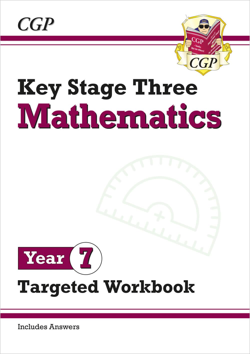 CGP KS3 Maths Targeted Workbook - Year 7 Practice Questions | Paperback | 96 Pages 1