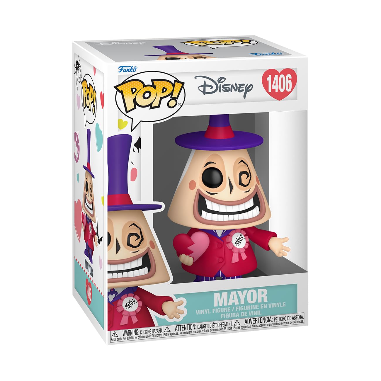 Funko Pop! Disney: The Nightmare Before Christmas - Mayor Valentine's Vinyl Figure