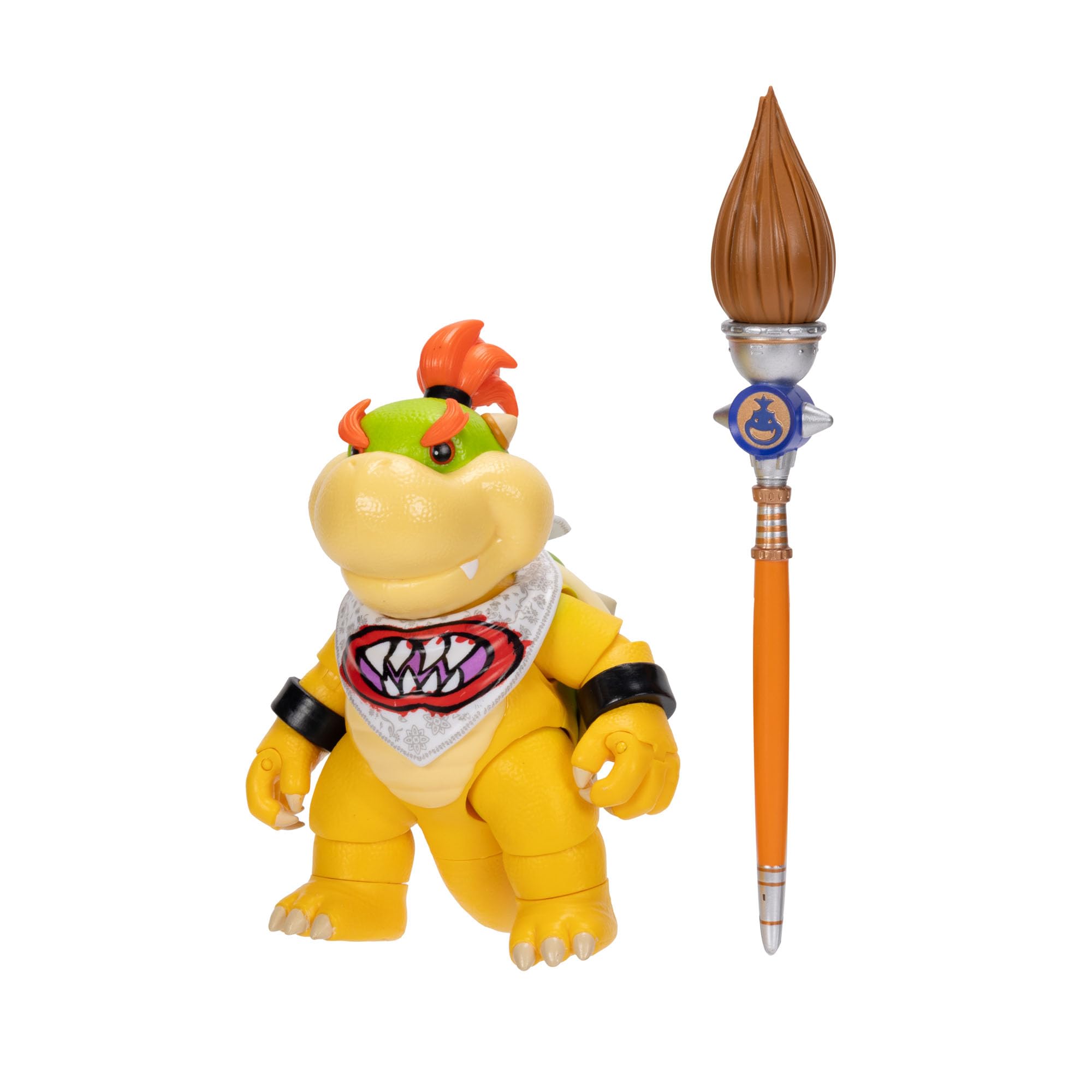 Jakks Pacific Super Mario Galaxy Movie Bowser Jr. Action Figure | 5-inch | 17 Points of Articulation 7