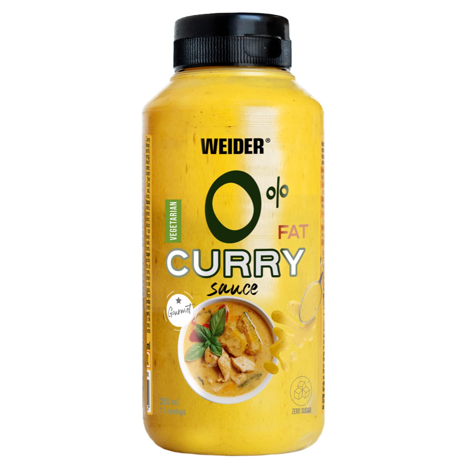 Weider Gourmet 0% Fat Curry Sauce - New Recipe | 265 ml 1