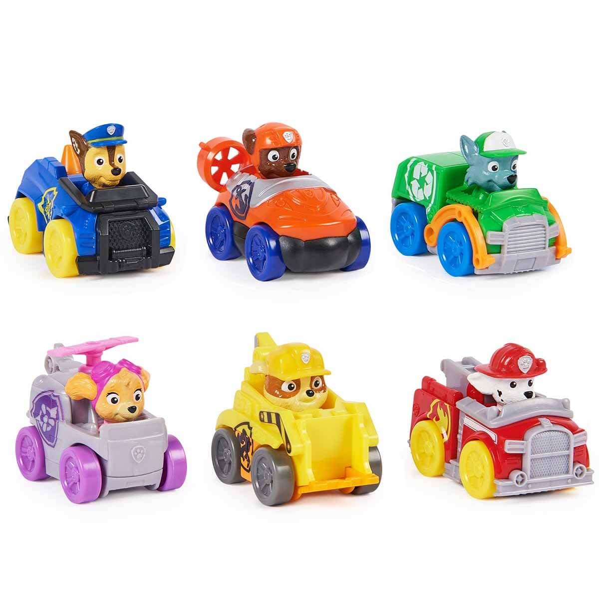 Paw Patrol Pup Squad Racers Vehicle Gift Set | 6-Piece Set | Ages 3+ | Plastic 1