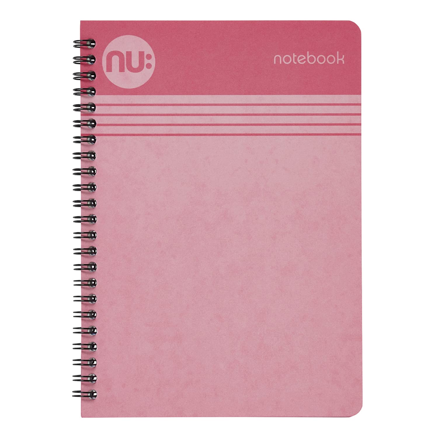 nu: Notebooks - Cloud Pastels Range - A5 Ruled Wirebound Notebook | Pink | 110 Pages 1