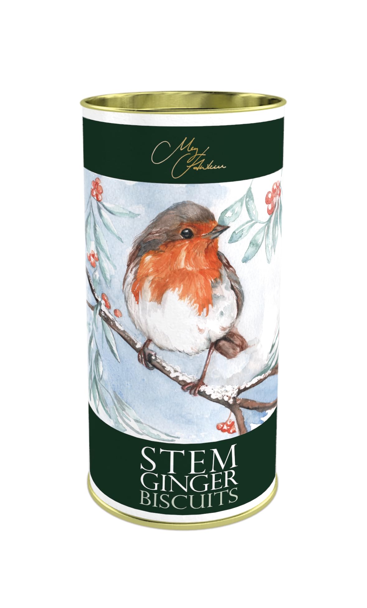Meg Hawkins Stem Ginger Biscuits - Richly Spiced, Robin Drum Design | 160g 1