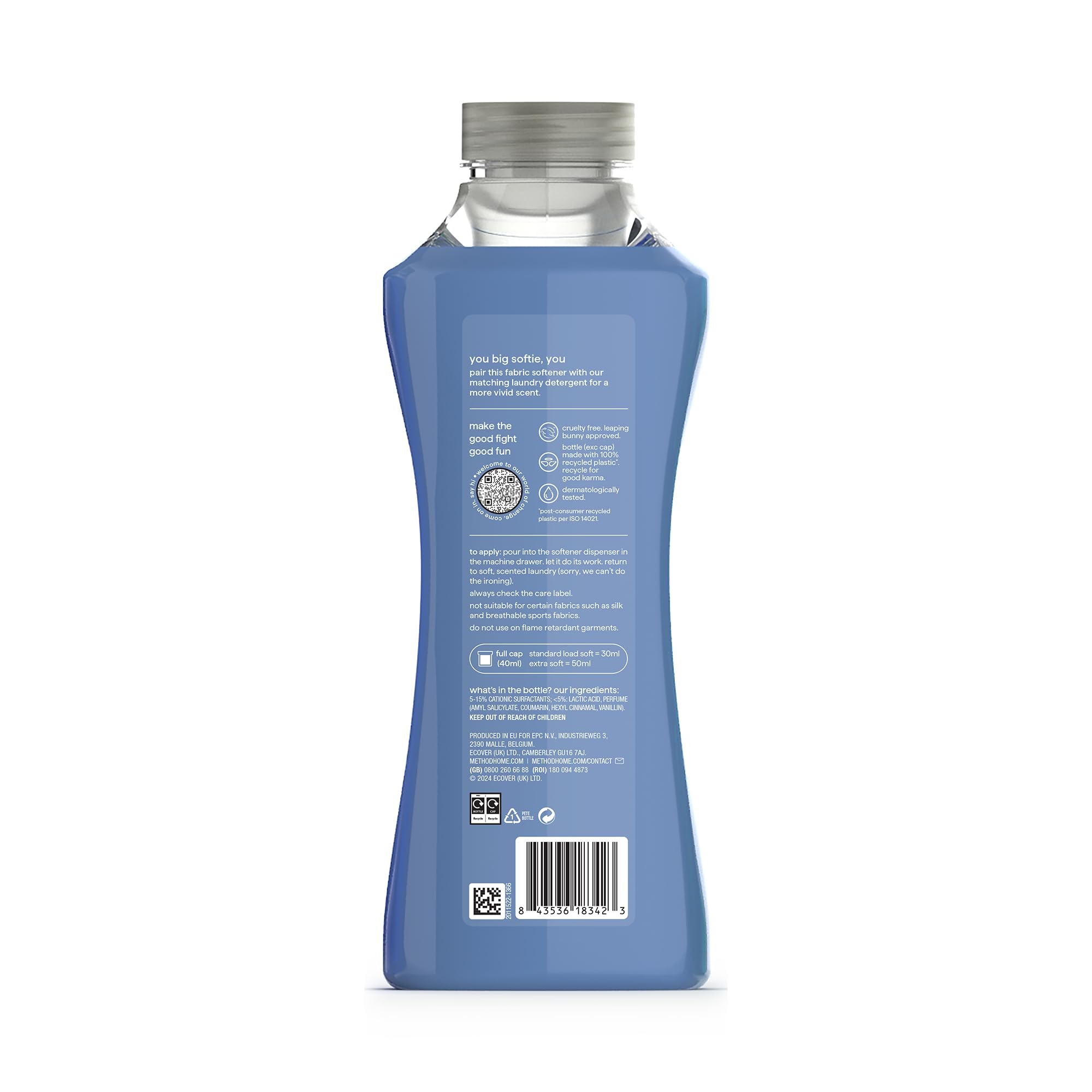 Method Liquid Fabric Softener - Softening with Raspberry Scent | 990 ml 2