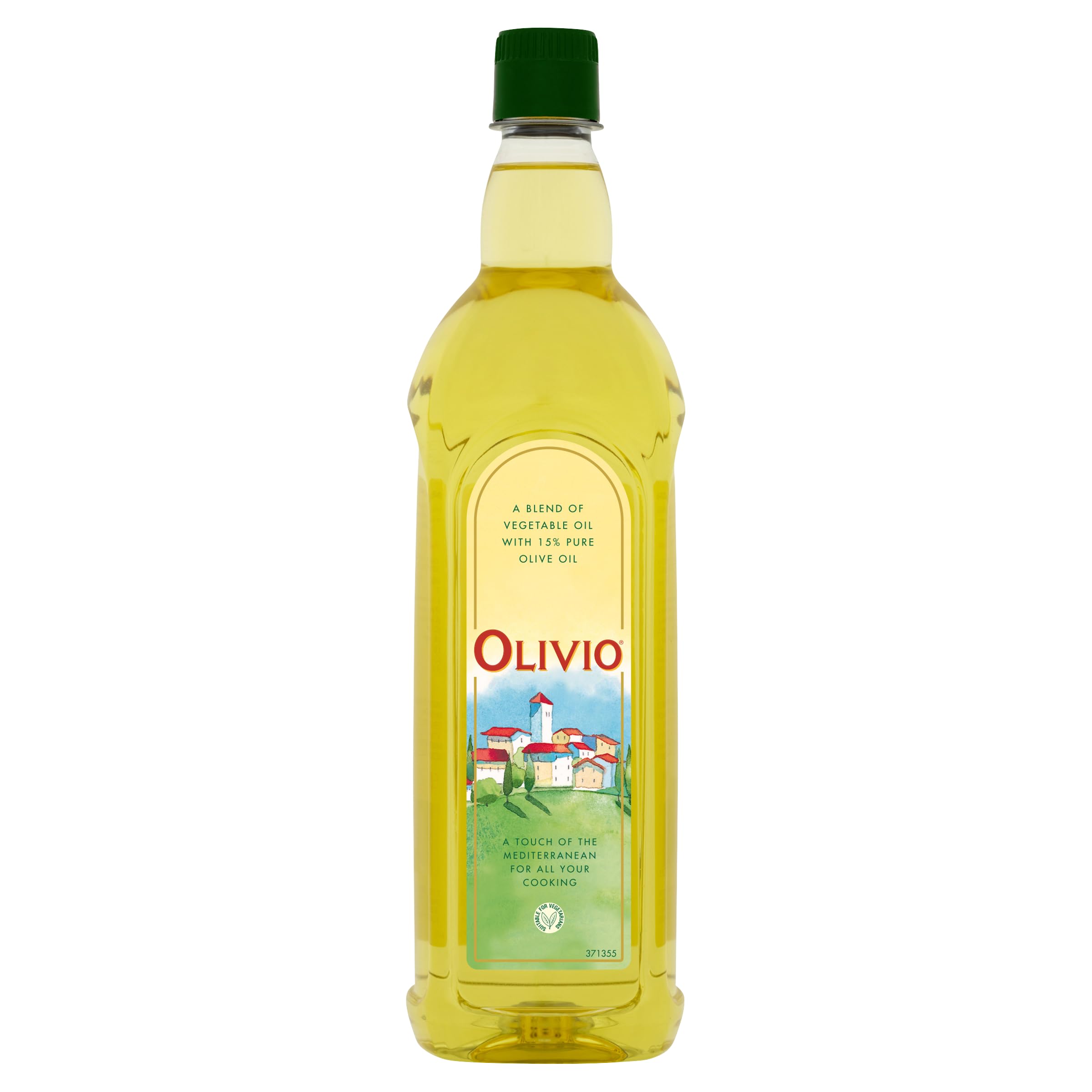 Olivio Blended Olive and Vegetable Oil - 15% Pure Olive Oil | High Smoke Point | 1 Litre