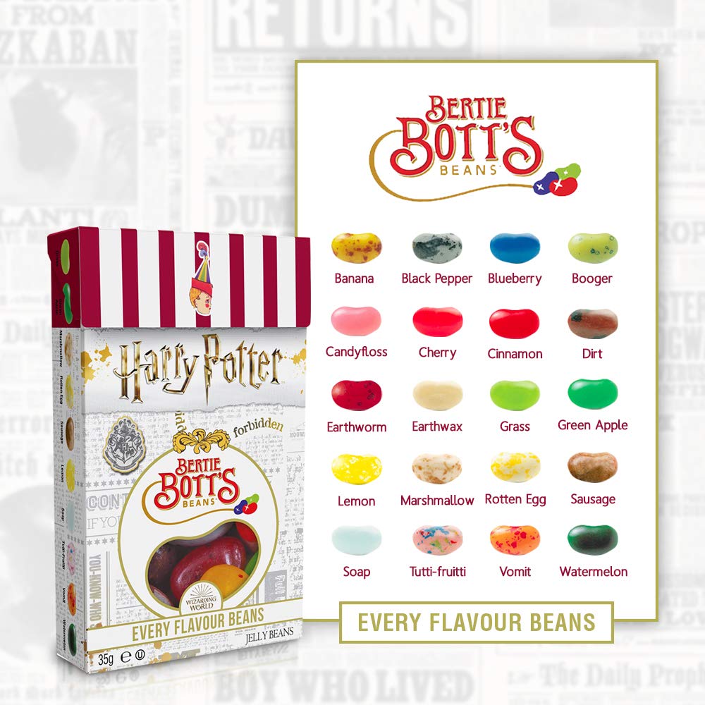 Jelly Belly Harry Potter Bertie Bott's Beans Flipbox | 35g | 10 Flavours
