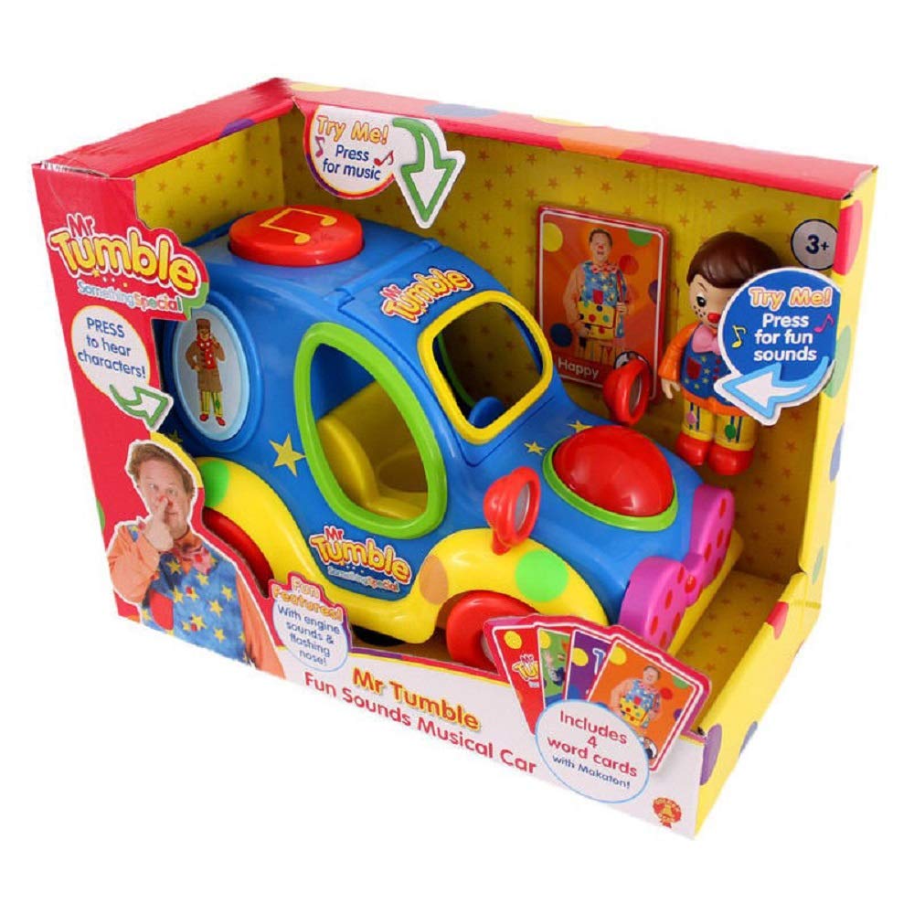 Mr Tumble Fun Sounds Musical Car - Interactive Vehicle with Lights, Sounds & Makaton Cards 8