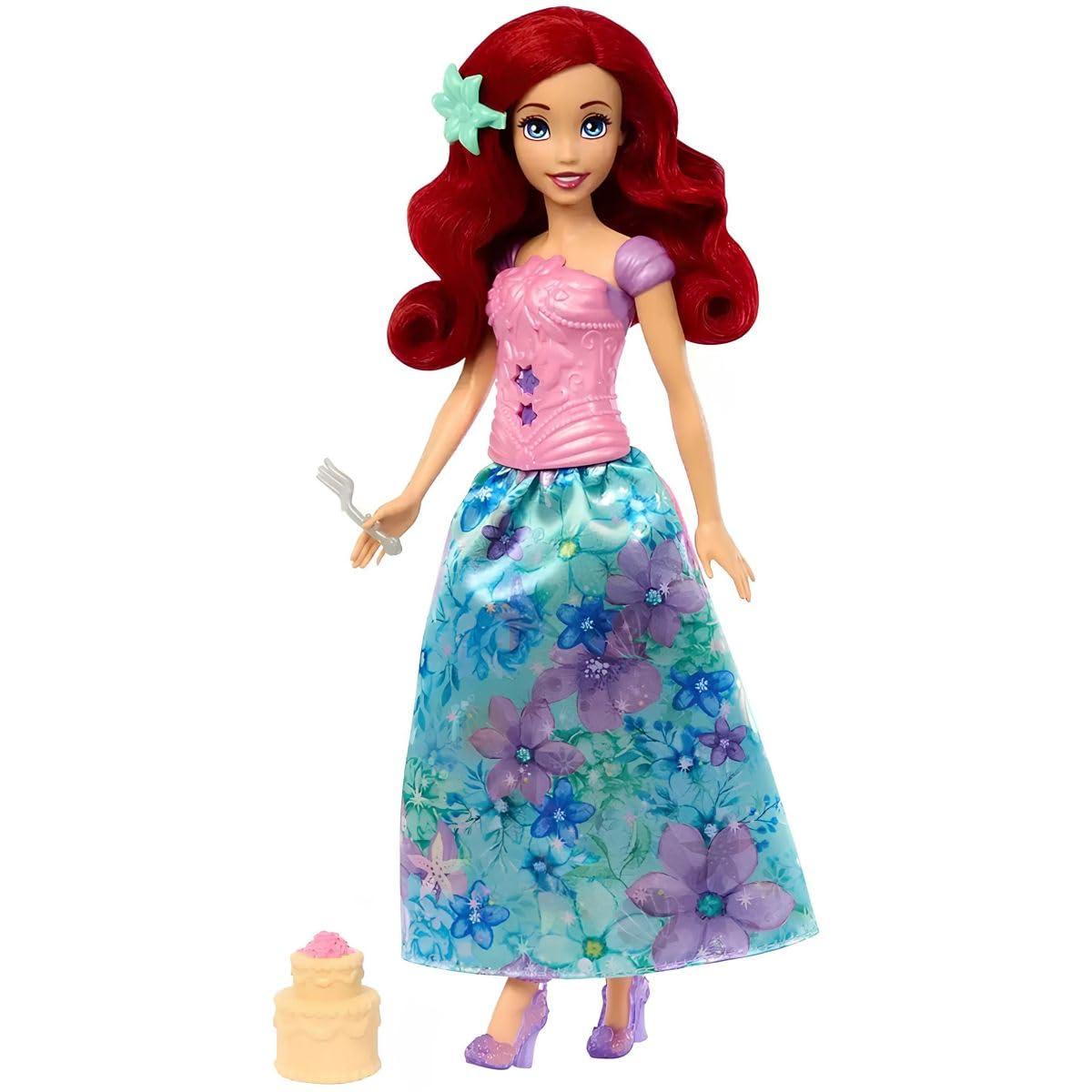 Mattel Disney Princess Ariel Fashion Doll Set with 11 Surprises - Spin & Reveal 4