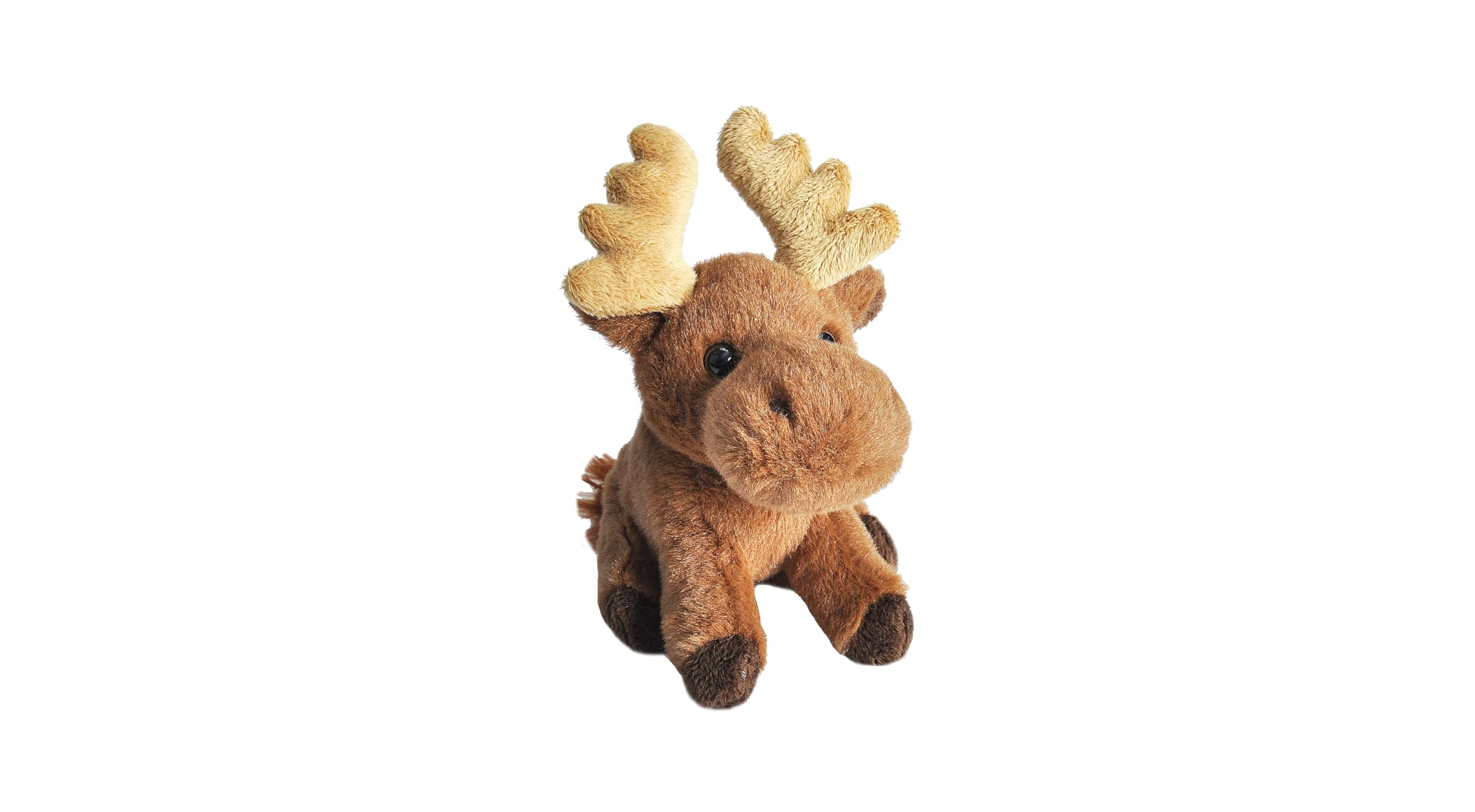 WILD REPUBLIC Pocketkins Eco Moose Stuffed Animal - 5 Inches Plush Toy | Recycled Material 1