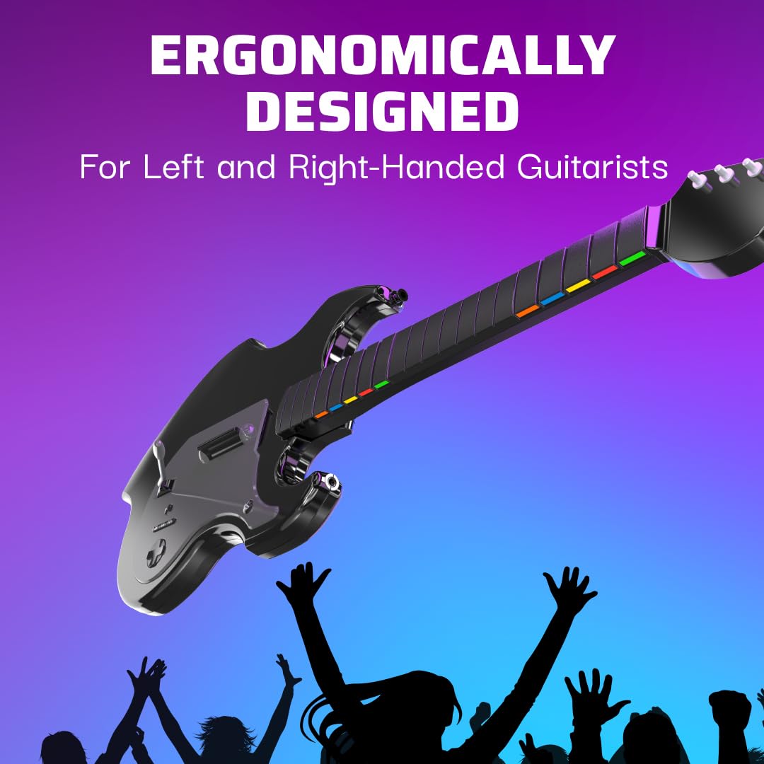 PDP RIFFMASTER Wireless Guitar Controller for PlayStation 5 & PlayStation 4 3