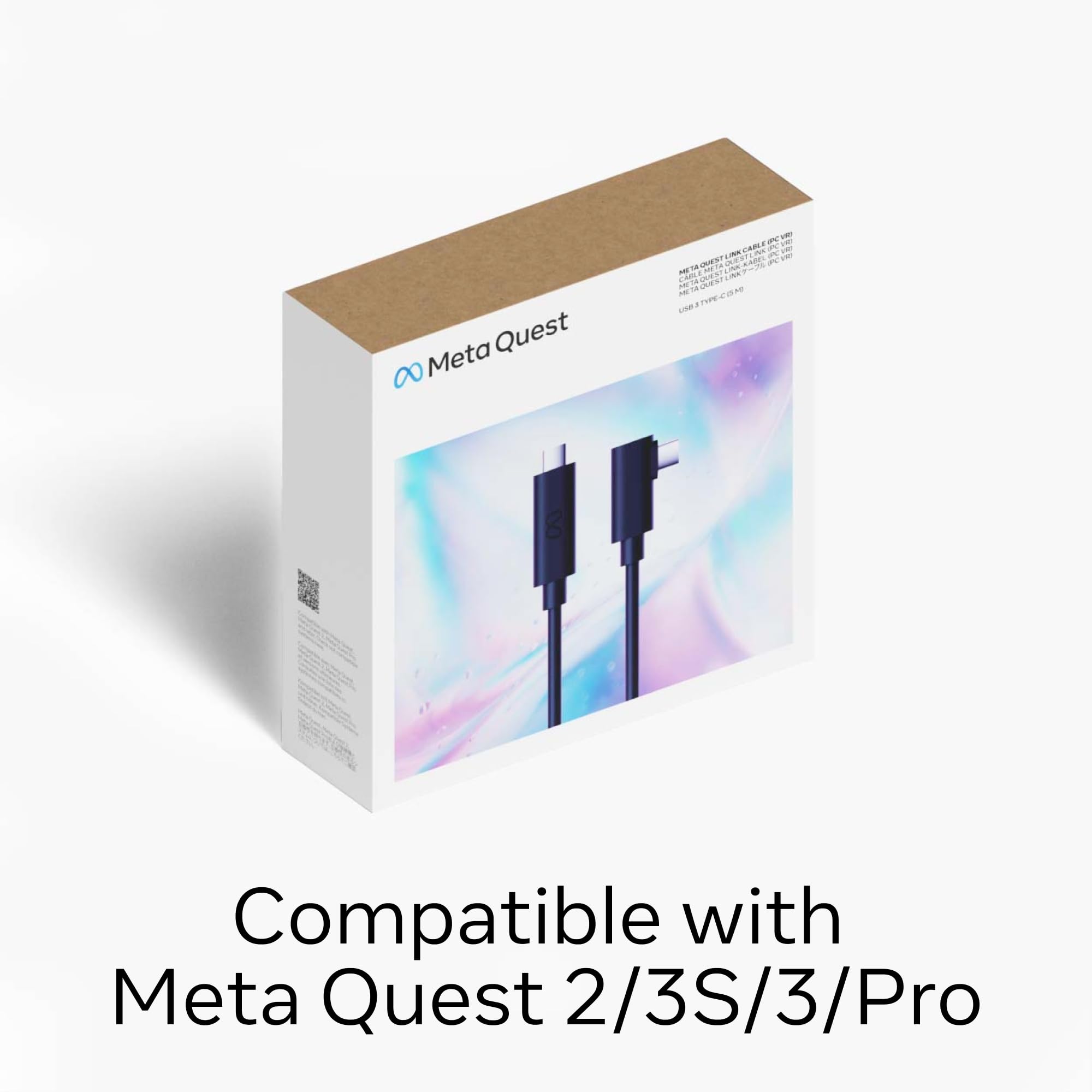 Meta Quest Link Cable – 16ft (5m) Fiber-Optic USB-C for Meta Quest 3/3S/2/Pro – Model 301-00311-01 2