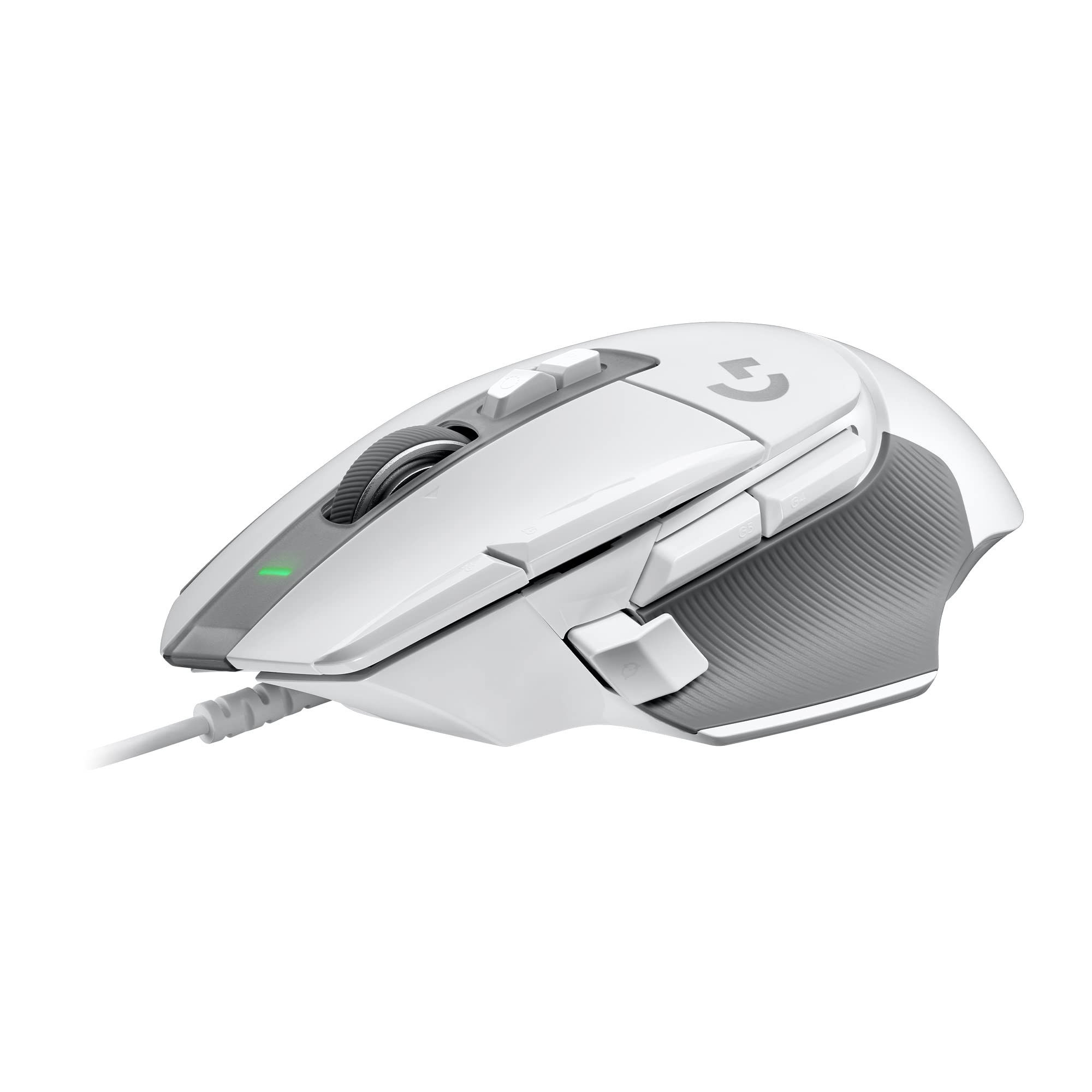 Logitech G G502 X Wired Gaming Mouse - White - 910-006146 - LIGHTFORCE Hybrid Optical-Mechanical Switches 8