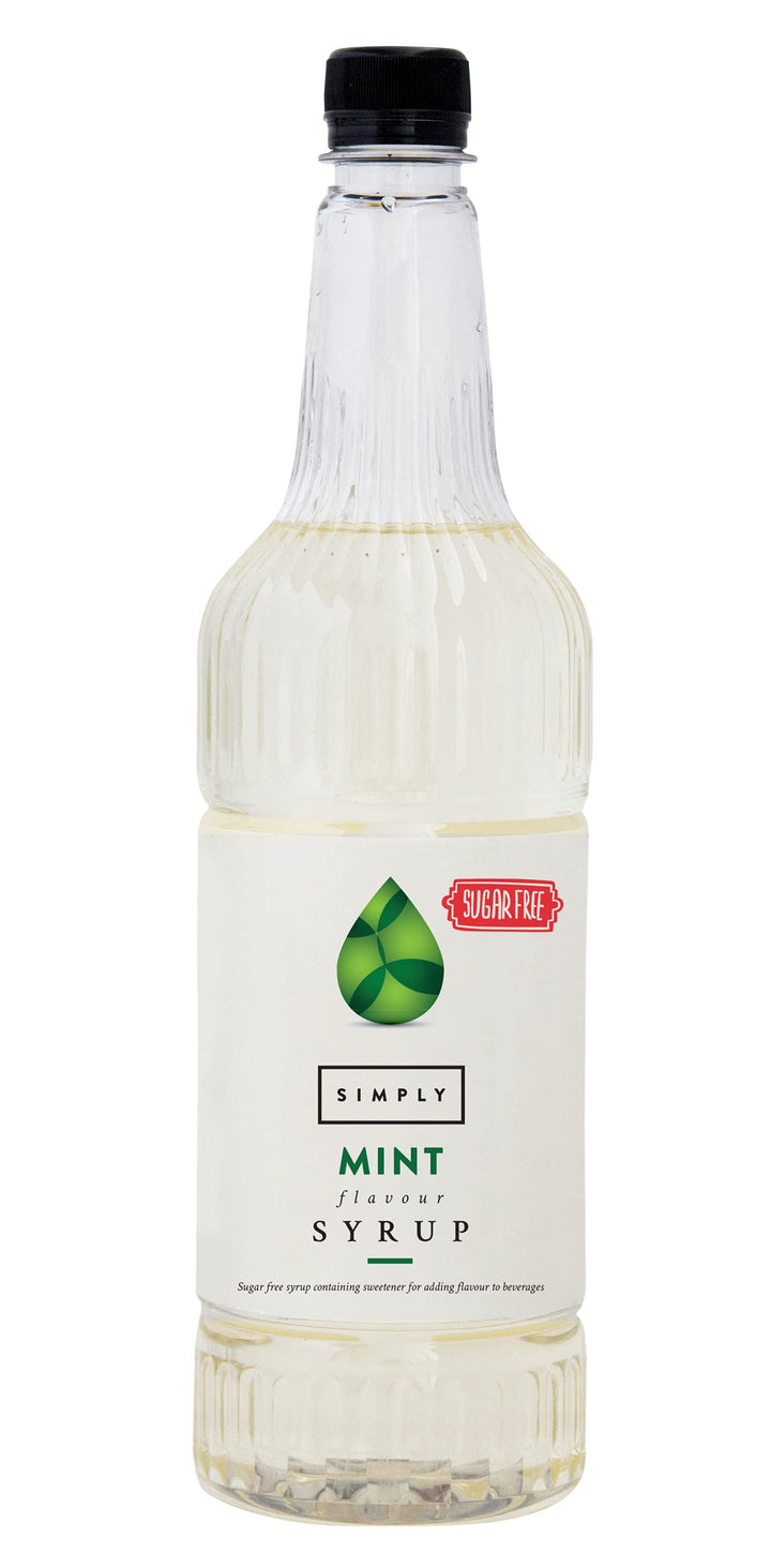 Simply Sugar Free Mint Syrup, Low Calorie, Vegan & Nut Free Flavoured Syrup
