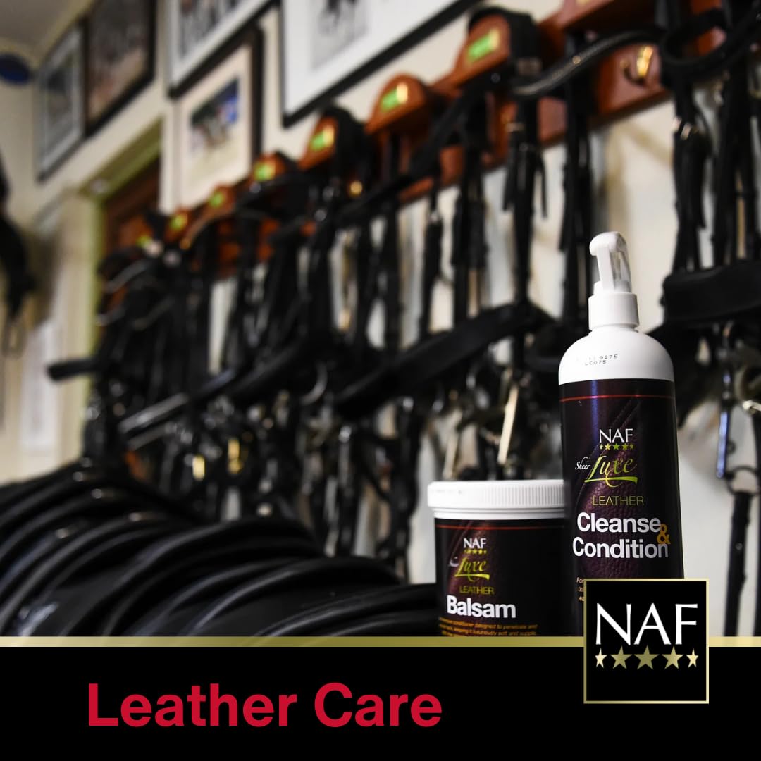 NAF Leather Neatsfoot Oil - Traditional Conditioning for Tack & Saddlery | 1L 5