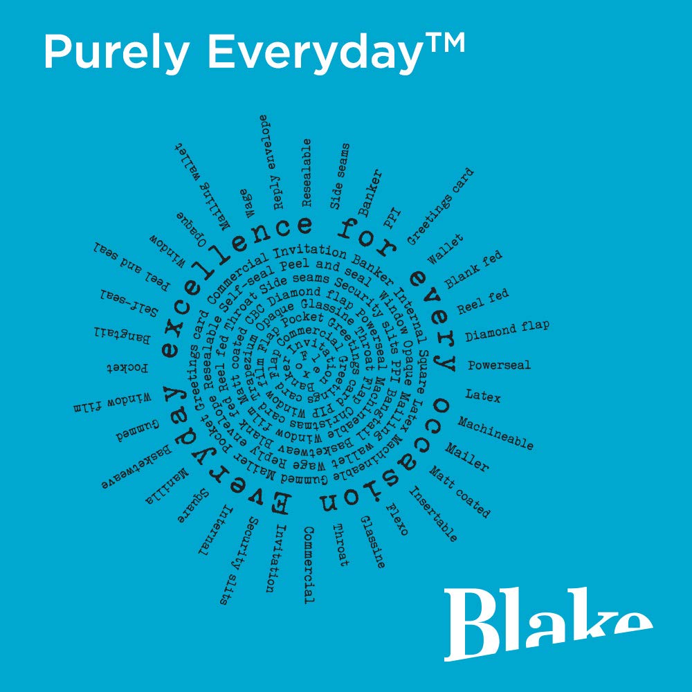 Blake Purely Everyday Gummed Catalogue Envelopes - 98 x 67 mm, 80 gsm, Manilla, Pack of 100 3
