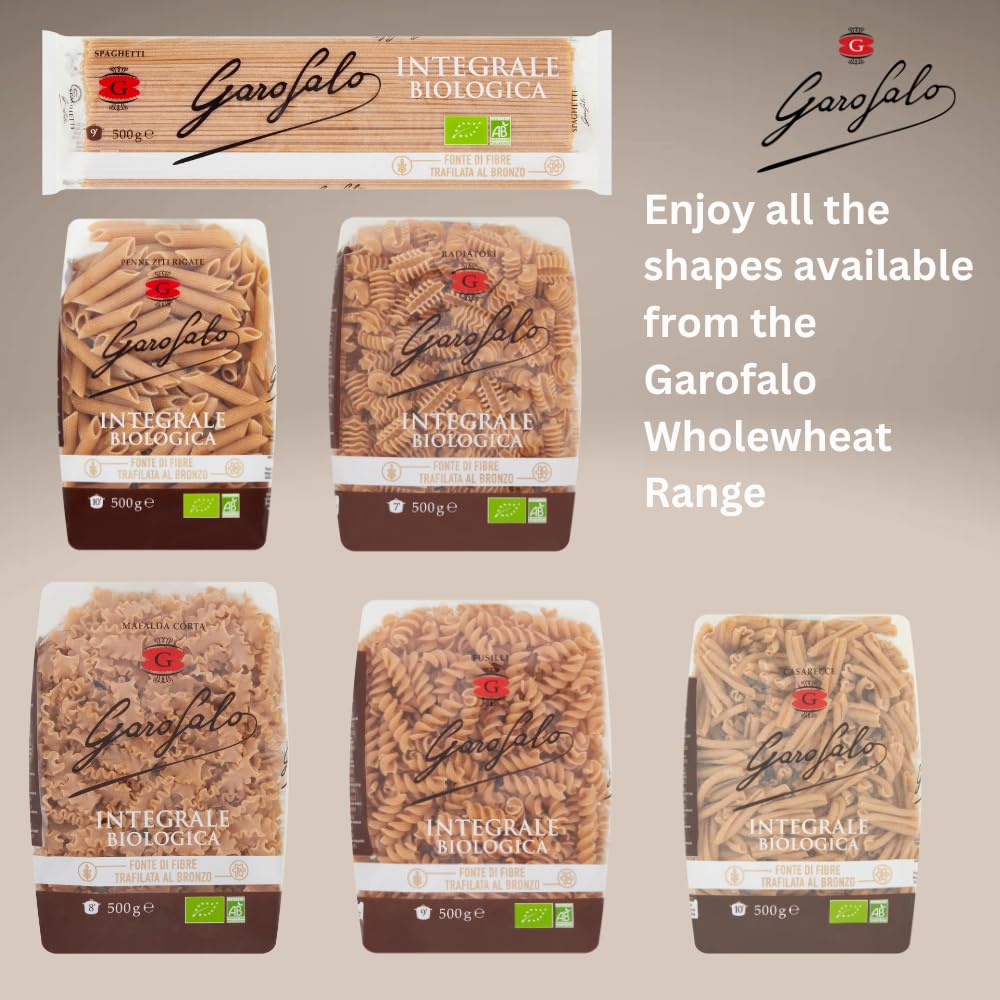 Garofalo Organic Wholewheat Linguine Italian Pasta, 500g