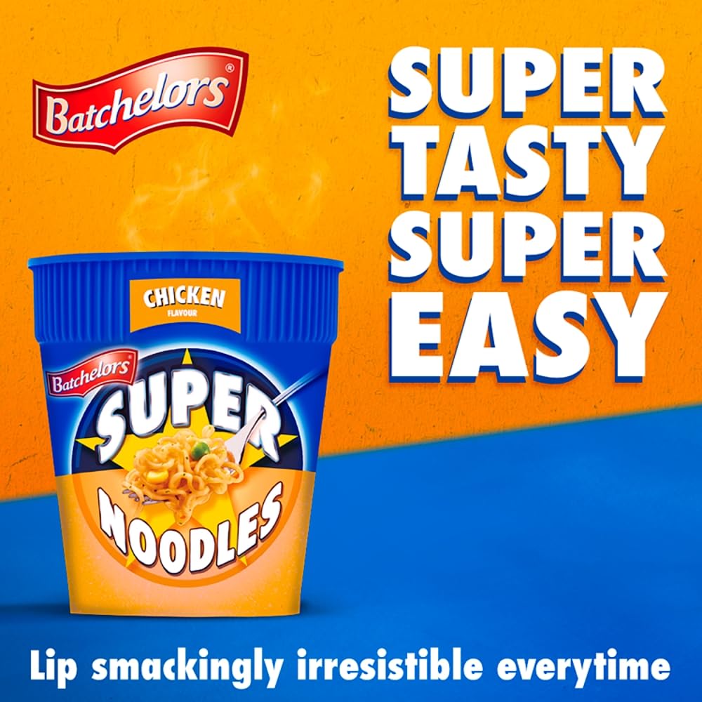 Batchelors Super Noodles Chicken Flavour Instant Noodles (75g, Pack of 8) 5